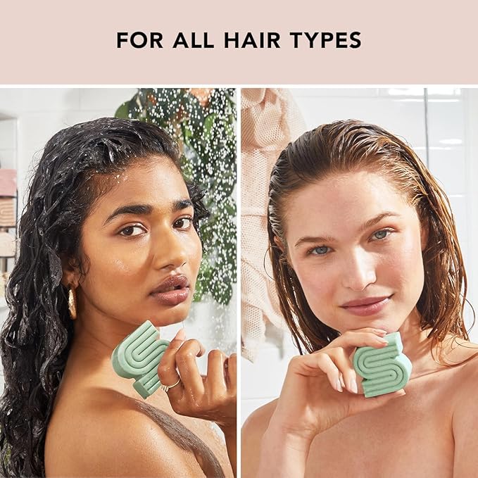 Kitsch Tea Tree & Mint Shampoo Bar - Anti Dandruff Shampoo for Itchy Scalp and All Hair Types - Natural Hair Shampoo Bar with Mint - Vegan Hair Care, Paraben & Sulfate Free, Made in USA - 3.2oz-FemmiqueWomen