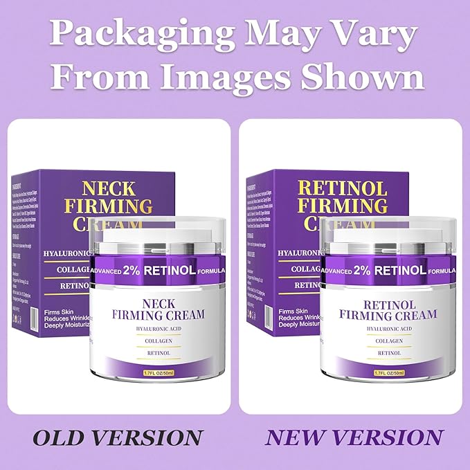 Retinol Cream for Face, Neck Creams for Tightening and Firming, Anti Aging Face Moisturizer for Face, Day & Night Moisturizing with Collagen, Hyaluronic Acid for Sagging Skin, Wrinkle, 1.7 Fl OZ-FemmiqueWomen