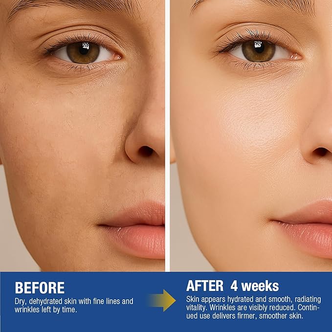 Face Moisturizer Retinol Cream For Face, Collagen Anti Aging Face Cream, Day-Night Neck Cream With Hyaluronic Acid, Wrinkle Cream For Women & Men Reduces Wrinkles, Dryness, 1.85 Fl. Oz-FemmiqueWomen