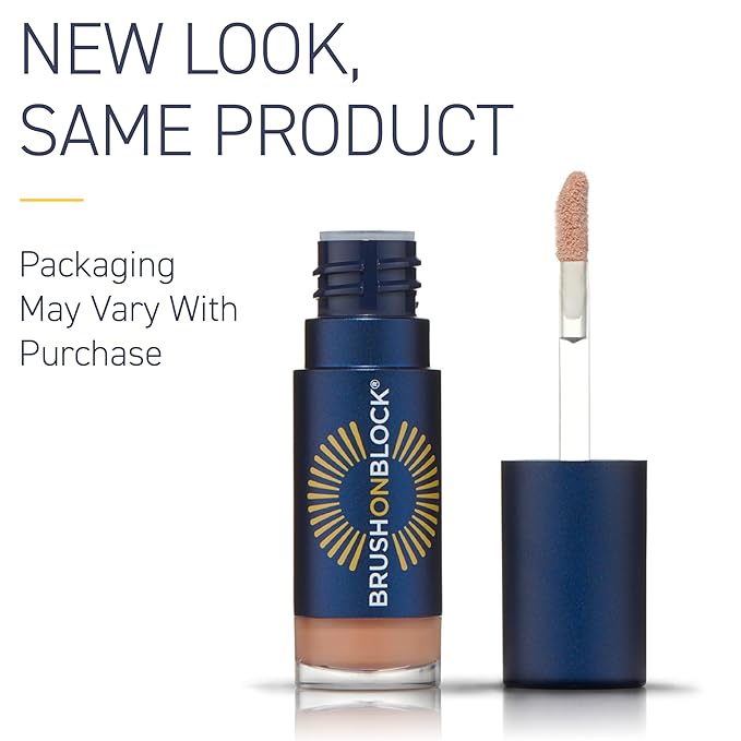 Brush On Block Sun Shine Protective Lip Oil SPF 30, Mineral Protection from UVA/UVB & Blue Light, Hydrating, Cruelty-Free, Gluten-Free, & Vegan, Nude-FemmiqueWomen