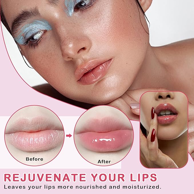 2PCS Bee Lip Balm Honey Pot Cherry Honey Lip Balm Sleeping Lip Mask Silky Hydrating Bee Lip Balm Honey Lip Mask Overnight Lip Care Products(Honey+Cherry)-FemmiqueWomen