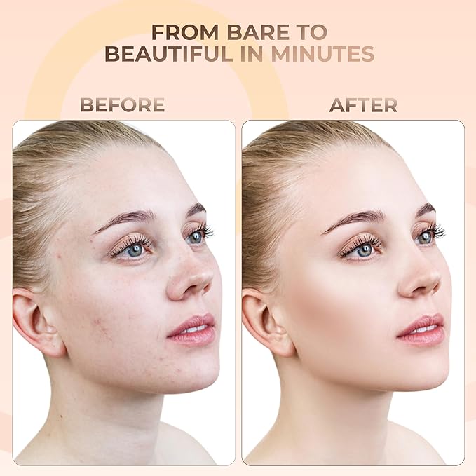 (12 Grams) (Light) Foundation Powder Refill By Sweet Face Minerals, Lightweight Mineral Loose Makeup Powder with SPF 20, Full Coverage Flawless Finish, Talc-free, Cruelty-Free, Refillable Pouch-FemmiqueWomen