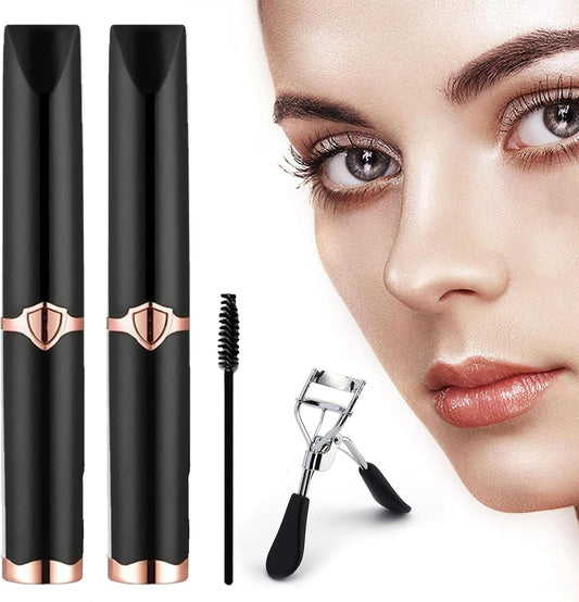 Peshoriadm Eyelash Curler, Electric Eyelash Curler Heated, 2025 New Heated Eyelash Curler with USB Charging, 3 Heat Modes and Smart Temperature Control, Natural Curling 24h Long-Lasting Curl (2Pcs-A)-FemmiqueWomen