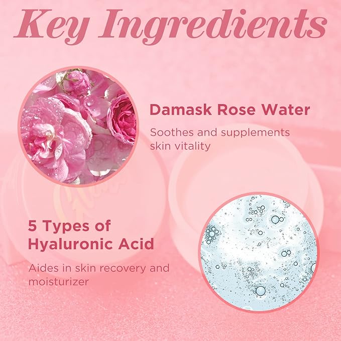 Touch in Sol Pretty Filter Glassy Skin Balm Primer 2 Pack – Skin Smooth Moisturizing Primer before Makeup - Natural Glow Face Cream Moisturizer with Shea Butter and Rose Flower Water, 1.05 oz.-FemmiqueWomen