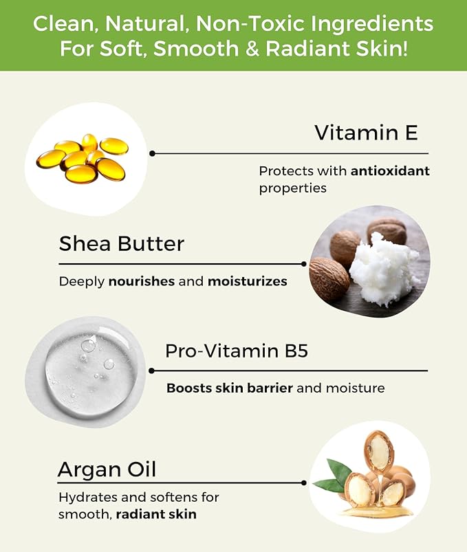 RaGaNaturals Natural Unscented Body Lotion for Dry Skin with Shea Butter and Vitamin E & B5 - Hydrating, Nourishing, Fragrance Free Hand Moisturizer With Organic Essence - For Women, Men, Kids - 8 Oz-FemmiqueWomen