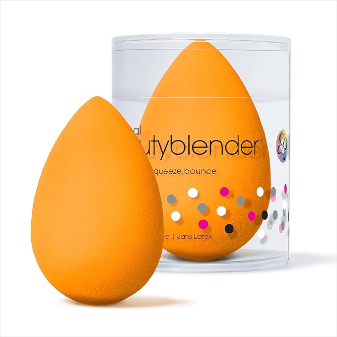 Beautyblender® | Pop Beauty Blender Makeup Sponge, Super-Soft Foam Easily Blends Foundations, Powders & Creams, Made in USA, Reusable, Washable, Streak Free Application, Vegan, Cruelty Free-FemmiqueWomen