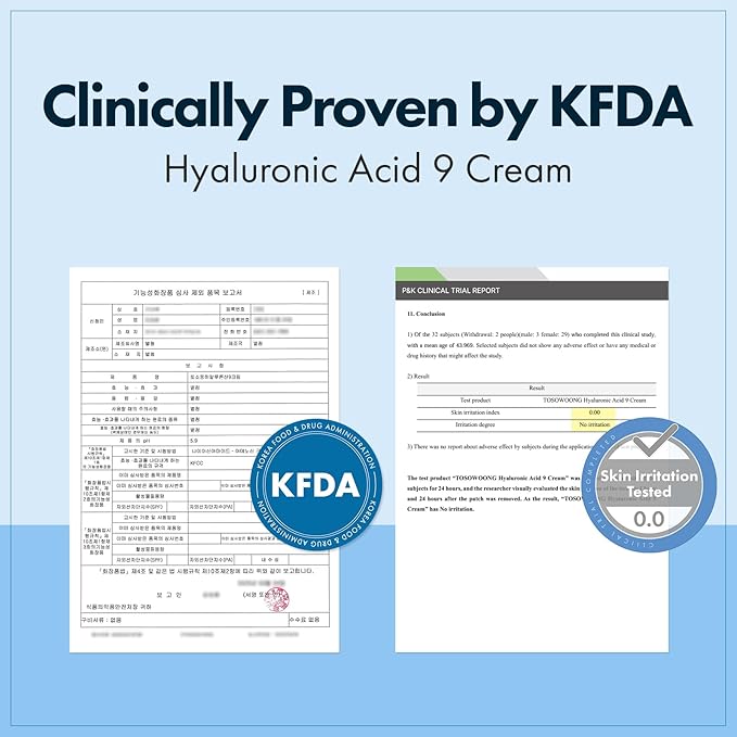 Hyaluronic Acid 9 Cream, Vitamin B5, Collagen, Niacinamide, Centella Asiatica Extract, Long-lasting Hydration, Daily Moisturizer Face Cream, Korean Skin Care, 50ml, 1.69 fl.oz.-FemmiqueWomen