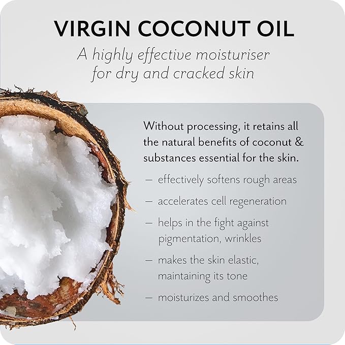 THE ACT Solid Coconut Body Butter – Organic Vegan Moisturizer with Shea & Almond Oils – Melts in Hands – Massage Balm for Dry Skin – Natural Skincare for Women & Men – 6 oz with Spatula-FemmiqueWomen