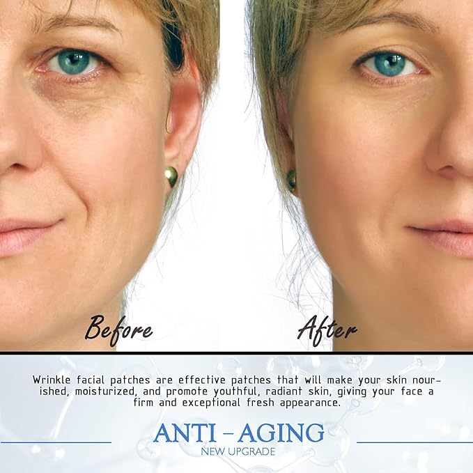 18 Pcs Wrinkle Patches，Reusable Silicone Face, Forehead, Neck & Chest Wrinkle Pads – Anti Aging Overnight Facial Smoothing Pads for Fine Lines, Decollete Care, Skin Rejuvenation-FemmiqueWomen