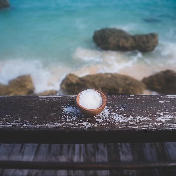 1400 Below 5 Lbs Jar Dead Sea Salt, Fine Grain - Foot and Spa Bath Soak, Exfoliating Body Scrub, 100% Pure and Mineral-Rich, Highest Mineral Content – Natural Muscle Tension Relief-FemmiqueWomen