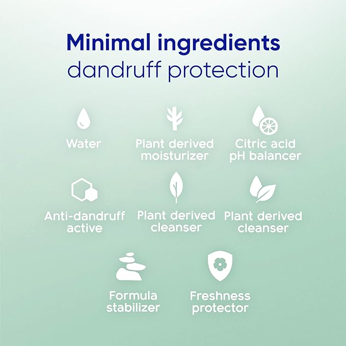 Head & Shoulders BARE Dandruff Shampoo Twin Pack, Fragrance-Free, Sensitive Scalp Care, Sulfate-Free, Silicone-Free, Dye-Free, Eco-Friendly Bottles, Safe for All Hair Types, 13.5 Fl Oz Each (Set of 2)-FemmiqueWomen