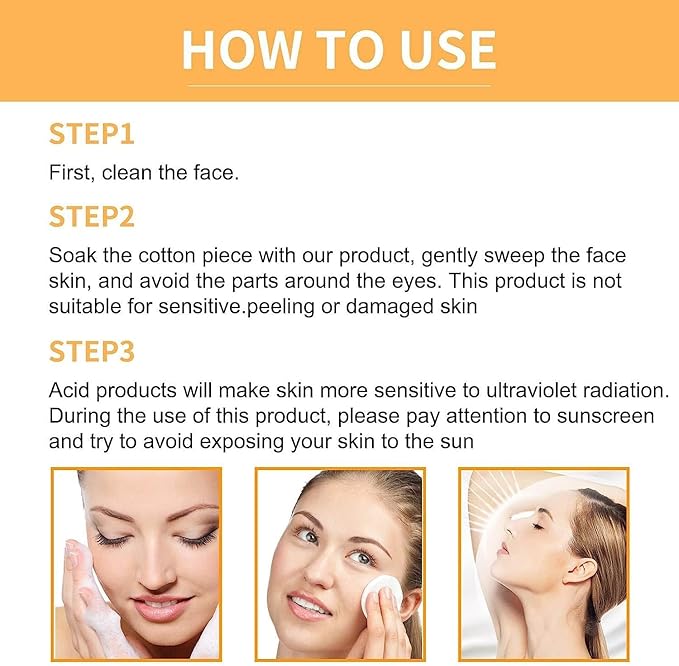 Glycolic Acid Toning Solution, Glycolic Acid 7% Toner, Glycolic Sour 7% Toning, KeepThe Skin Moist, Exfoliating Serum for Face, Facial Exfoliation Astringe Pores (240ML/8.0 Fl Oz)-FemmiqueWomen