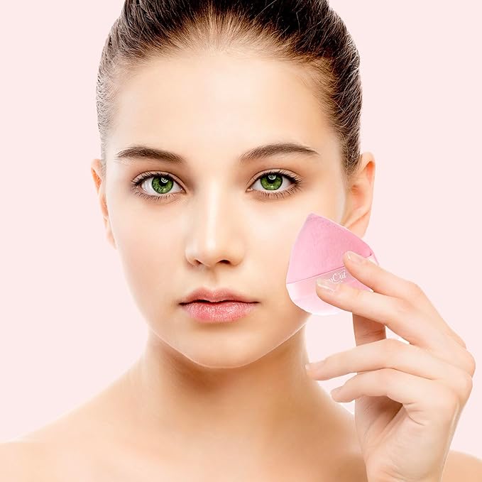 StansOut Beauty Velvet Makeup Puff Set (2-Pack) - Luxuriously Soft Powder Puffs for Seamless Face Makeup Application - Premium Quality - Perfect for Flawless On-the-Go Touch-Ups-FemmiqueWomen