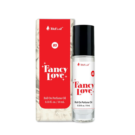 Well's Oil Roll-On Perfume Oil (Fancy Love) | Juicy Fruit Notes | Long-Lasting | Paraben-Free | 0.33 Fl Oz / 10 ml-FemmiqueWomen