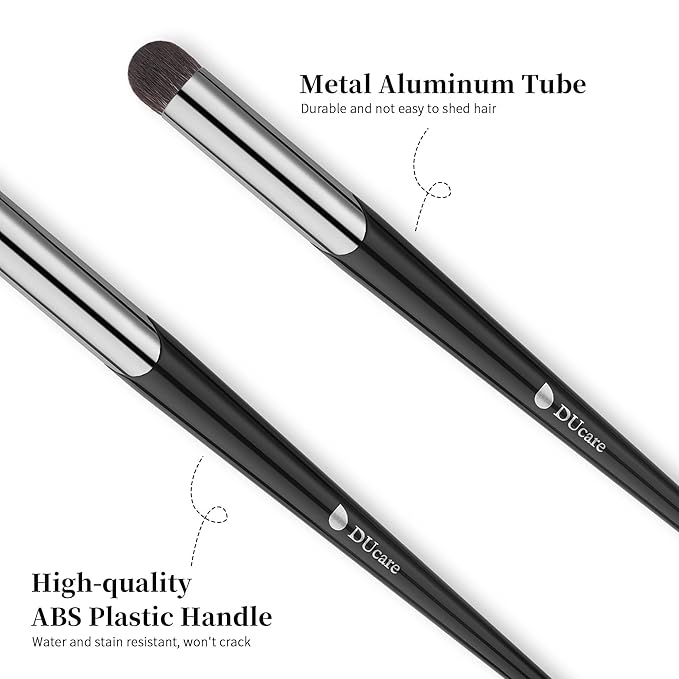 DUcare Tapered Small Concealer Brush Under Eye, Nose Contour Brush Mini Makeup Brushes Ideal for Liquid, Cream, and Powder Concealer(V03)-FemmiqueWomen