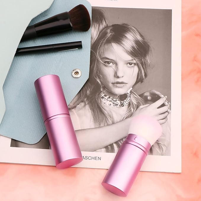 UNIMEIX Makeup Brush Sunscreen Applicator Retractable Kabuki Blush Brush Foundation Brush for Liquid Makeup, Bronzer, Cream or Powder-FemmiqueWomen