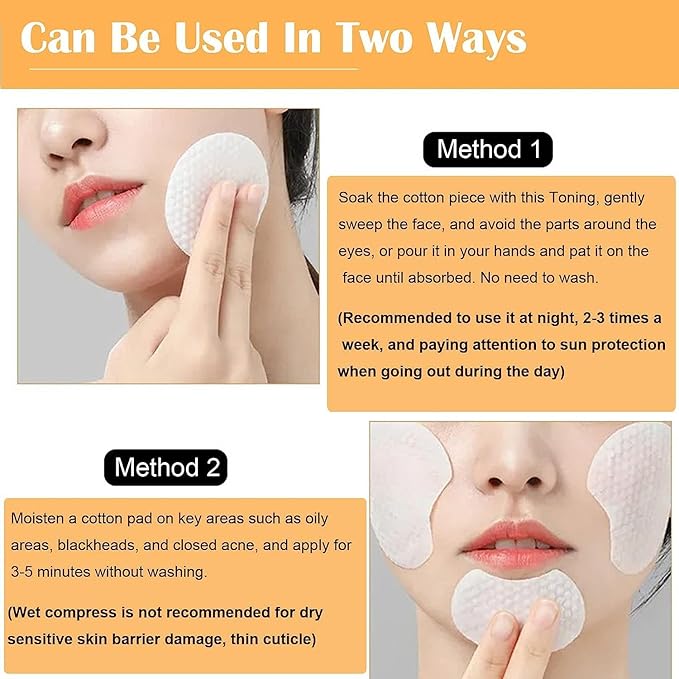 Glycolic Acid Toning Solution, Glycolic Acid 7% Toner, Glycolic Sour 7% Toning, KeepThe Skin Moist, Exfoliating Serum for Face, Facial Exfoliation Astringe Pores (240ML/8.0 Fl Oz)-FemmiqueWomen