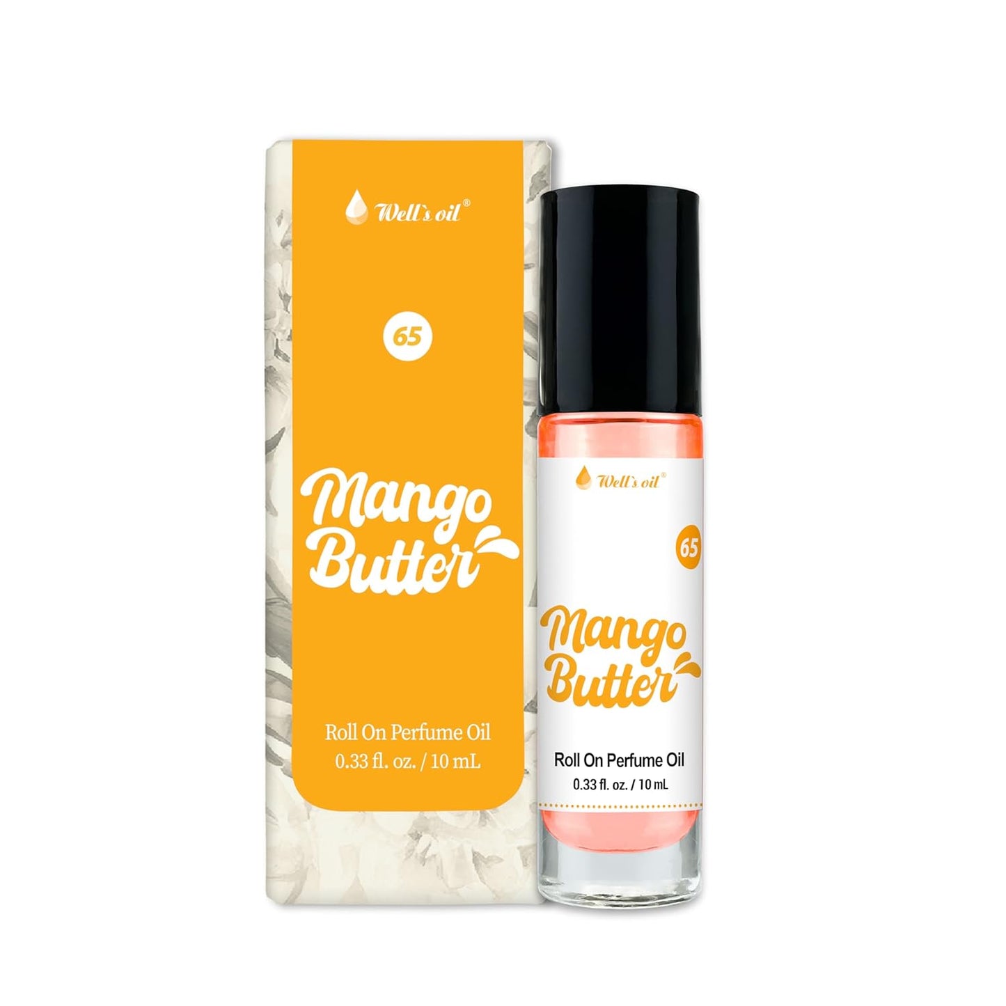 Well's Oil Roll-On Perfume Oil (Mango Butter) | Fruity Notes | Long-Lasting | Paraben-Free | 0.33 Fl Oz / 10 ml-FemmiqueWomen