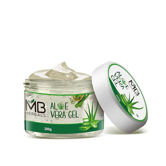 MB Herbals Aloe Vera Gel 7 oz (200 Gram) | Pure Aloe Vera Gel - No added Fragrance | For Moisturizing Skin and Scalp | Skin and Hair Care-FemmiqueWomen
