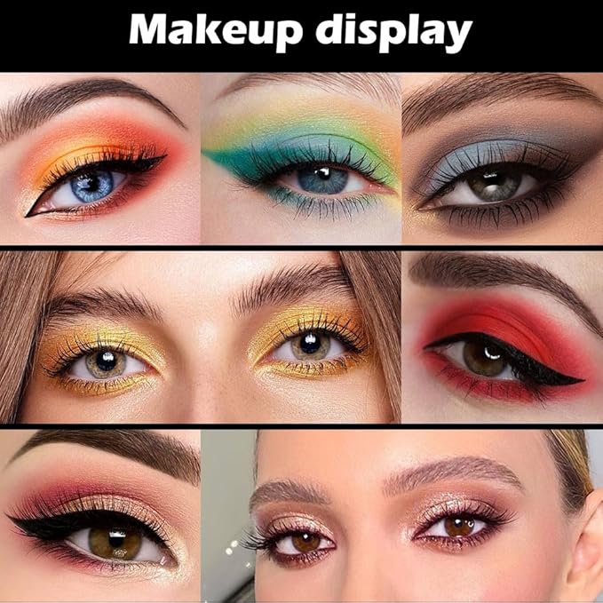 16 Colors Champagne Gold Glitter Matte Shimmer Eyeshadow Palette for Eye Makeup,High Pigmented Brown Eye Shadow Primers Powder Palet de sombras de ojos-FemmiqueWomen