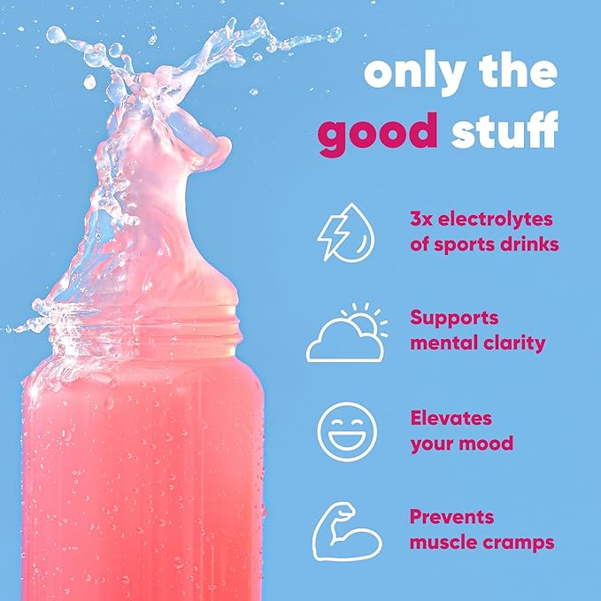 IQMIX Hydration Electrolyte Powder – 4-in-1 Formula for Hydration, Mental Clarity, Mood and Recovery – Sugar-Free Drink Mix, Keto, Magnesium L-Threonate, Lion’s Mane – 20 Count Vacation Variety Pack-FemmiqueWomen