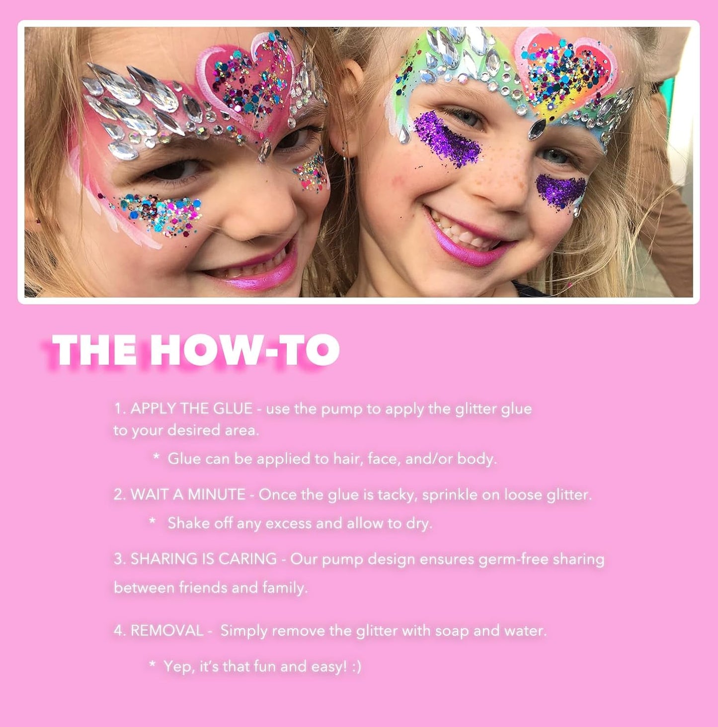 10 ML Quick Dry - Cosmetic Glitter Glue - Electric Bliss Beauty - Face & Body Chunky Glitter Glue Adhesive Body Cosmetic Makeup-FemmiqueWomen