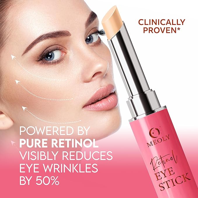 Instant Eye Bag Remover, Retinol Eye Cream for Dark Circles, Under Eye Brightener Stick, Under Eye Cream Anti Aging, Eye Cream for Wrinkles, Brightening Eye Cream for Puffiness and Bags-FemmiqueWomen