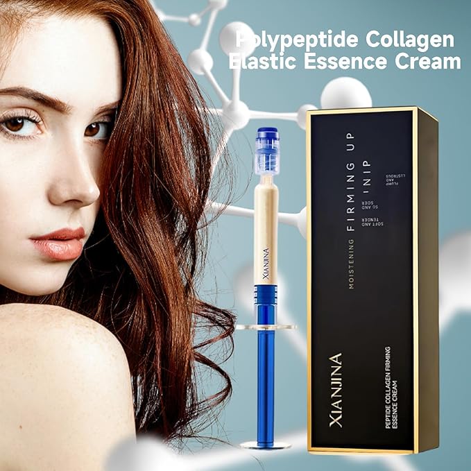 Polypeptide Collagen Elastic Essence Cream - Xianjina Anti-Wrinkle Firming Face Lotion for Women with Micro-Molecular Peptides (2PC)-FemmiqueWomen