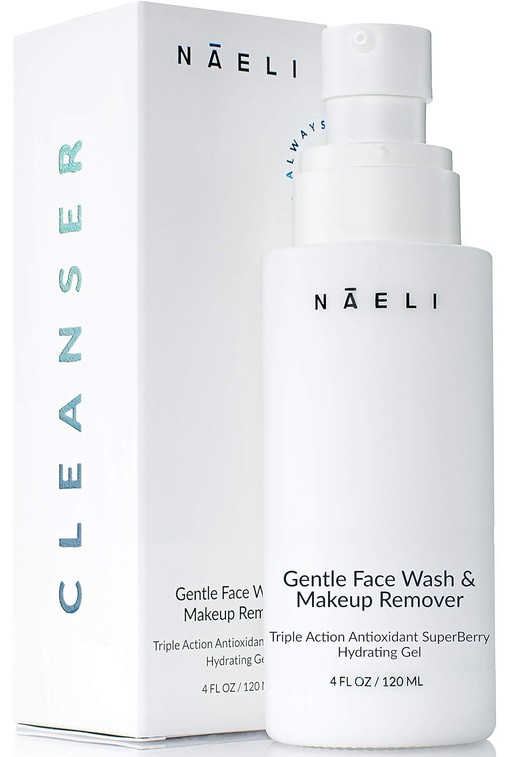 Gentle Face Cleanser - All Natural Anti Aging Vitamin C Face Wash for Sensitive & Dry Skin with Hyaluronic Acid & Antioxidants - Vegan & Cruelty Free, 4 oz-FemmiqueWomen