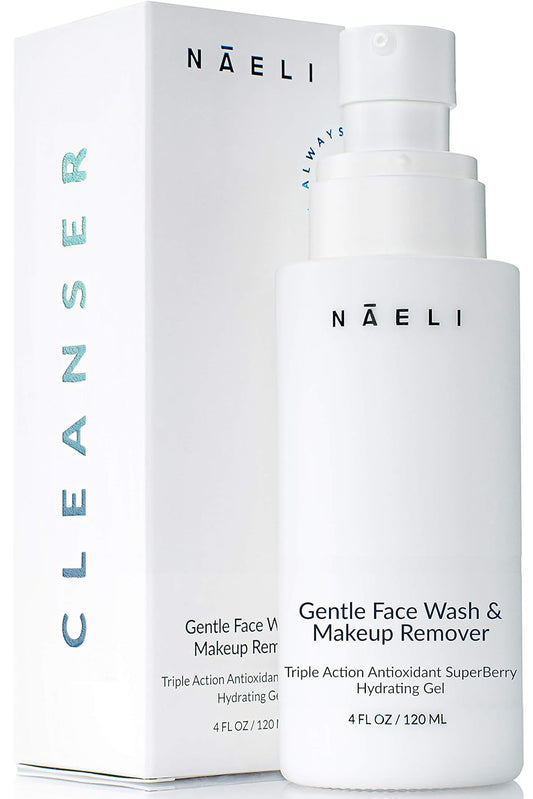 Gentle Face Cleanser - All Natural Anti Aging Vitamin C Face Wash for Sensitive & Dry Skin with Hyaluronic Acid & Antioxidants - Vegan & Cruelty Free, 4 oz-FemmiqueWomen