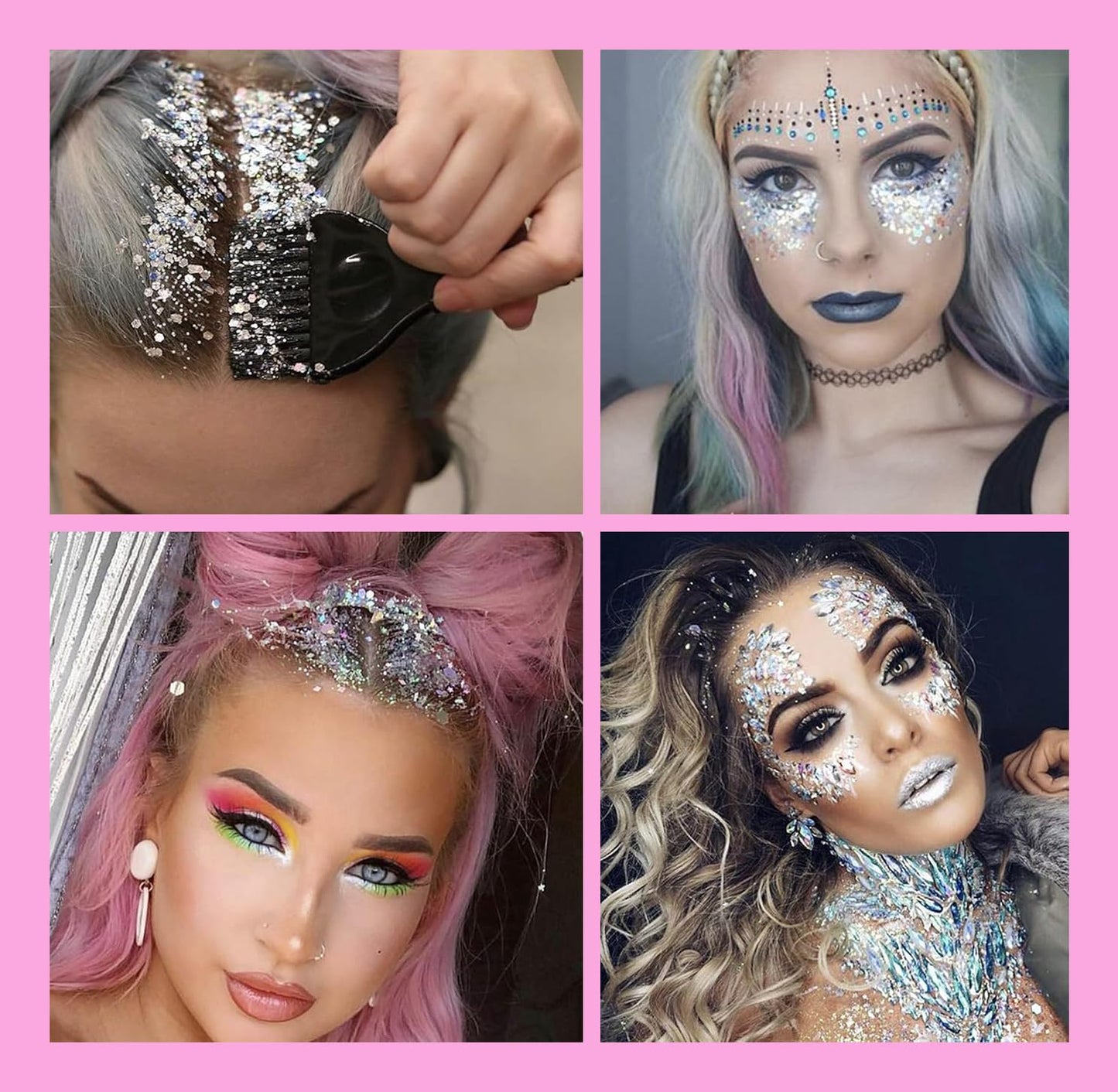 10 ML Quick Dry - Cosmetic Glitter Glue - Electric Bliss Beauty - Face & Body Chunky Glitter Glue Adhesive Body Cosmetic Makeup-FemmiqueWomen