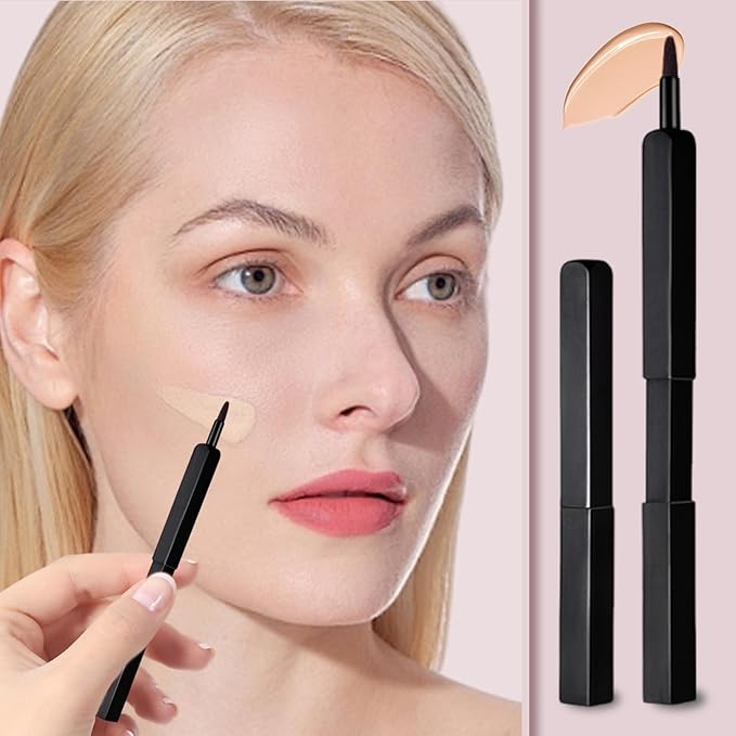 Lip Applicator Brush - 3 Pack Exquisite Professional Dustproof Retractable Lip Brush - Makeup Lipstick Lip Gloss Applicators (Black, Silver and Jewelry Red)-FemmiqueWomen