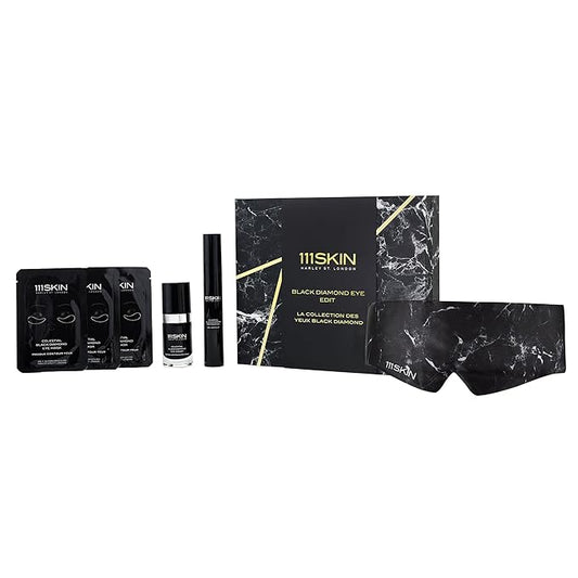111SKIN Black Diamond Eye Edit| Gift Set of Celestial Black Diamond Eye Cream, Eye Masks and Contour Gel | Tighten & Lift Eye Area | Botox Alternative-FemmiqueWomen