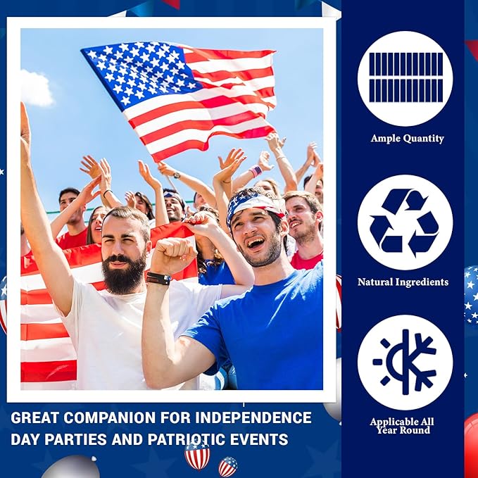 24 Pcs SPF 30 Lip Balm Bulk for Summer Wedding Baby Shower 4th of July Party Sunscreen Lip Balm Sticks Outdoor Travel Sunscreen Care Lip Balm for Thank You Gifts Party Supplies (4th of July)-FemmiqueWomen