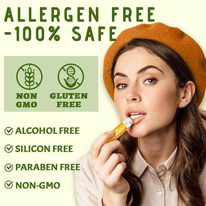 20 Pack Lip Balm, 12 Flavored Natural Lip Balm Bulk Set, Moisturizing Bulk Mini Balm Pack for Dry Cracked Lips,Hydrating for Gifts Party Favors(4.2g/0.15oz)-FemmiqueWomen