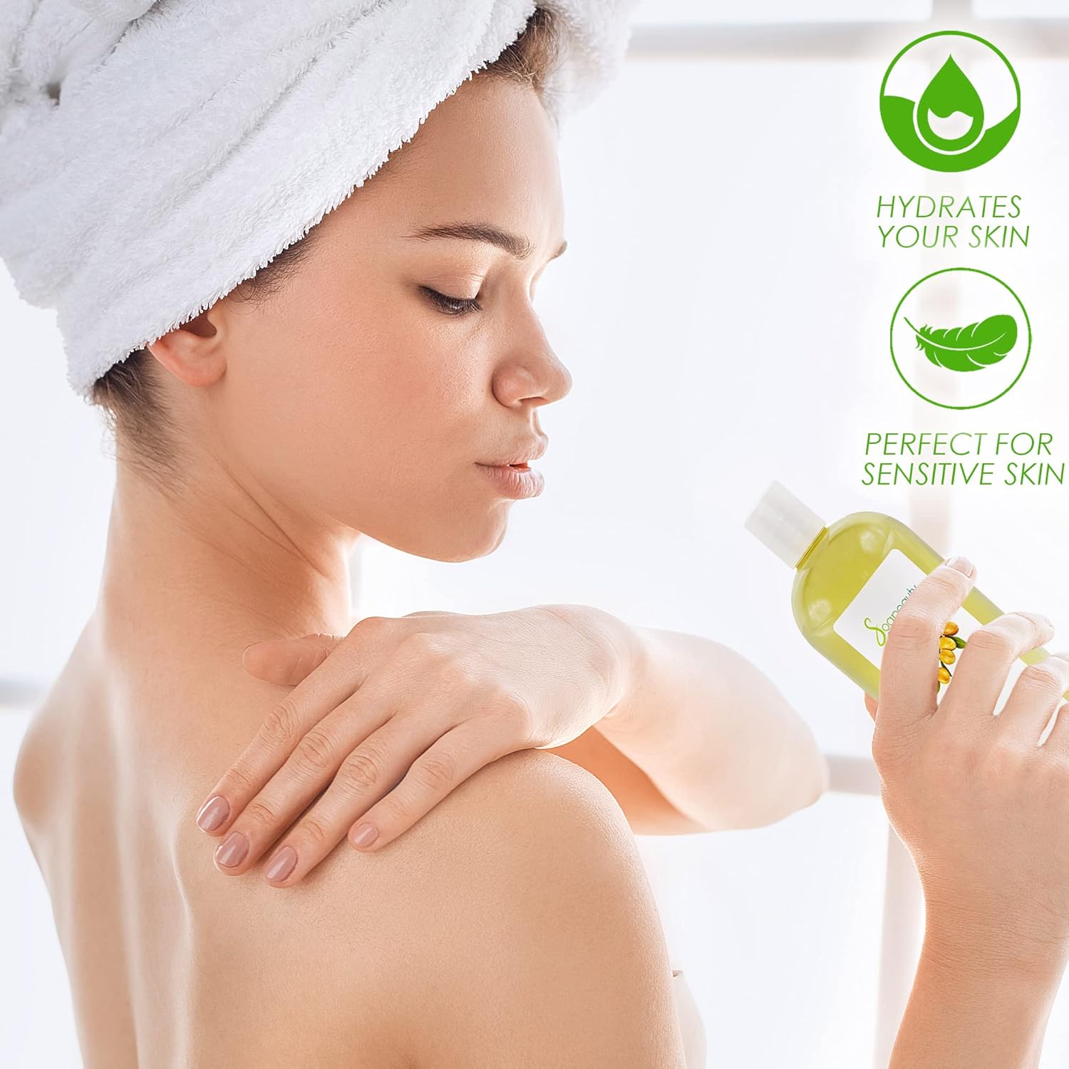 Soapeauty ARGAN OIL | 100% Natural & Pure | Cold Pressed & Deodorized | Carrier for Essential Oils, Face, Body and Skin Care, Hair Growth & Moisturizer | 16 fl oz-FemmiqueWomen