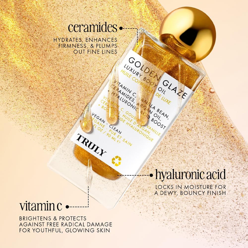 Truly Beauty Golden Glaze Luxury Body Oil-FemmiqueWomen