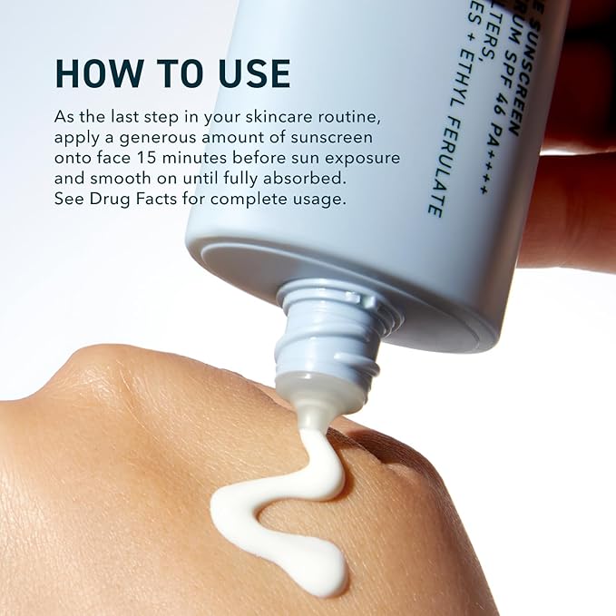 Skin Solar Shade - Moisturizing Face Sunscreen SPF 46 PA++++ Broad Spectrum UV Protection. Hydrating Sunblock for Dry Skin. Lightweight Travel Size Sun Protection, 1.7oz-FemmiqueWomen