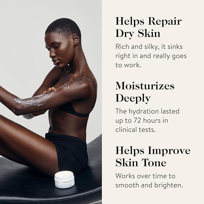 goop Beauty Body Butter | Lotion for Dry Skin | Nourishing Butters & Botanical Extracts | Hydrating & Firming Cream | 6.1 fl oz-FemmiqueWomen
