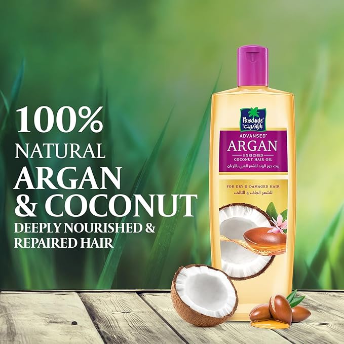 Parachute Advansed Argan Hair oil & Argan Shampoo-FemmiqueWomen