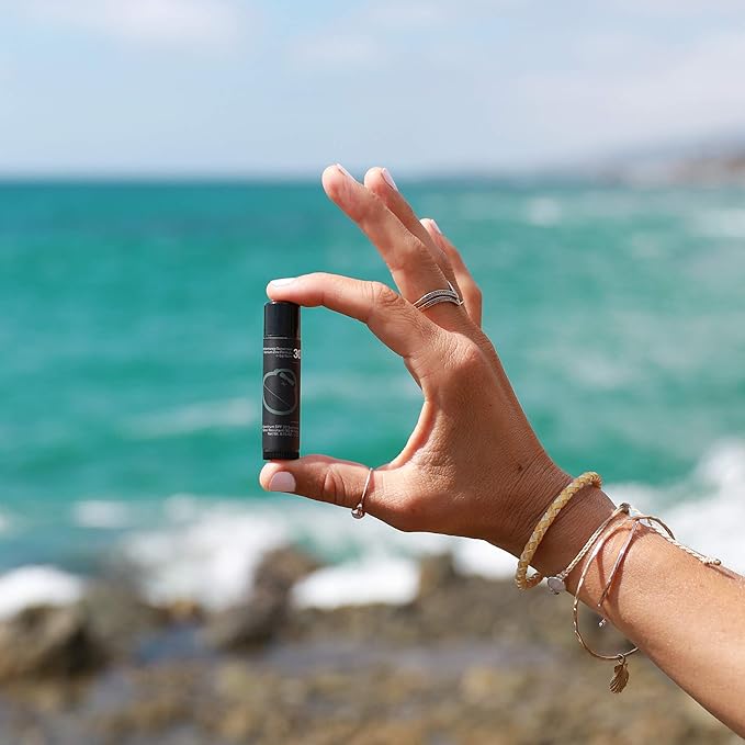 Sun Bum Signature SPF 30 Sunscreen Lip Balm | Vegan and Cruelty Free Broad Spectrum Water Resistant Chapstick with UVA/UVB Protection | .15 oz, Clear (Pack of 2)-FemmiqueWomen