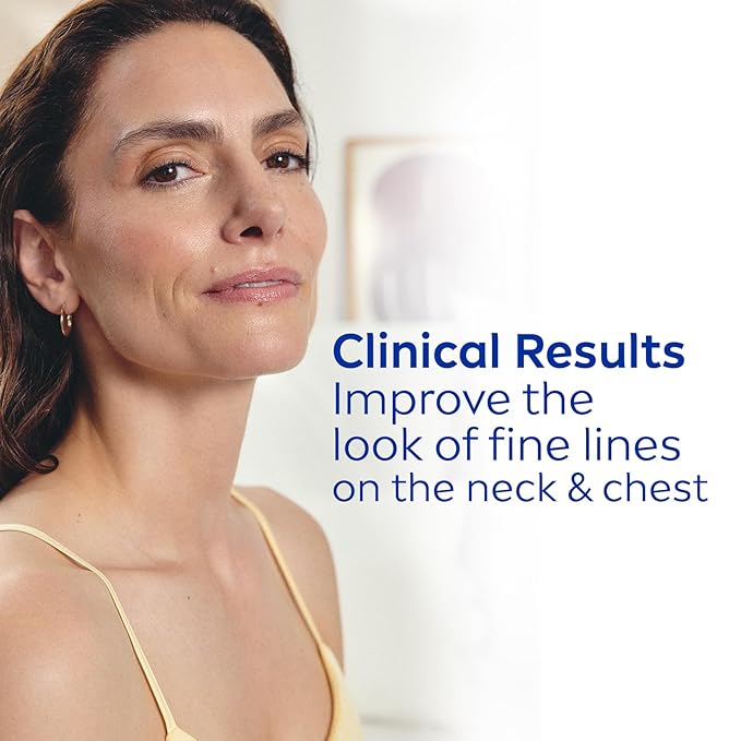 NIVEA Skin Firming & Anti Wrinkle Neck & Chest Cream with Coenzyme Q10, Creatine and Provitamin B5, Skin Firming Cream Reduces the Look of Fine Lines and Wrinkles, 6.7 Oz Tube-FemmiqueWomen