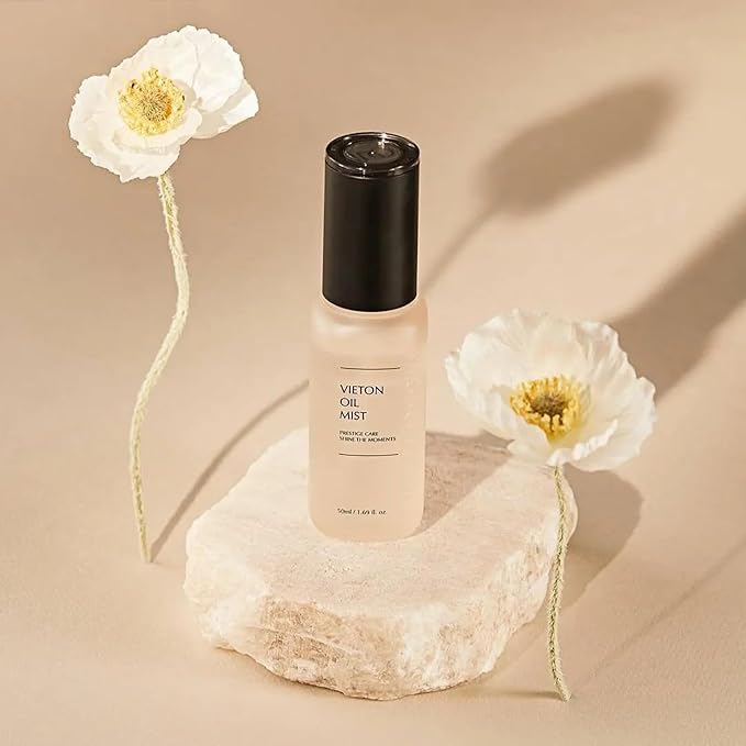 INCELLDERM Riman Vieton Oil Mist | 50ml | Bi-Phasic Hydration with Camellia Seed Oil & Seaberry Water | Korean Skincare Mist for Moisture, Balance & Radiance | Natural Facial Spritz Moisturizer-FemmiqueWomen