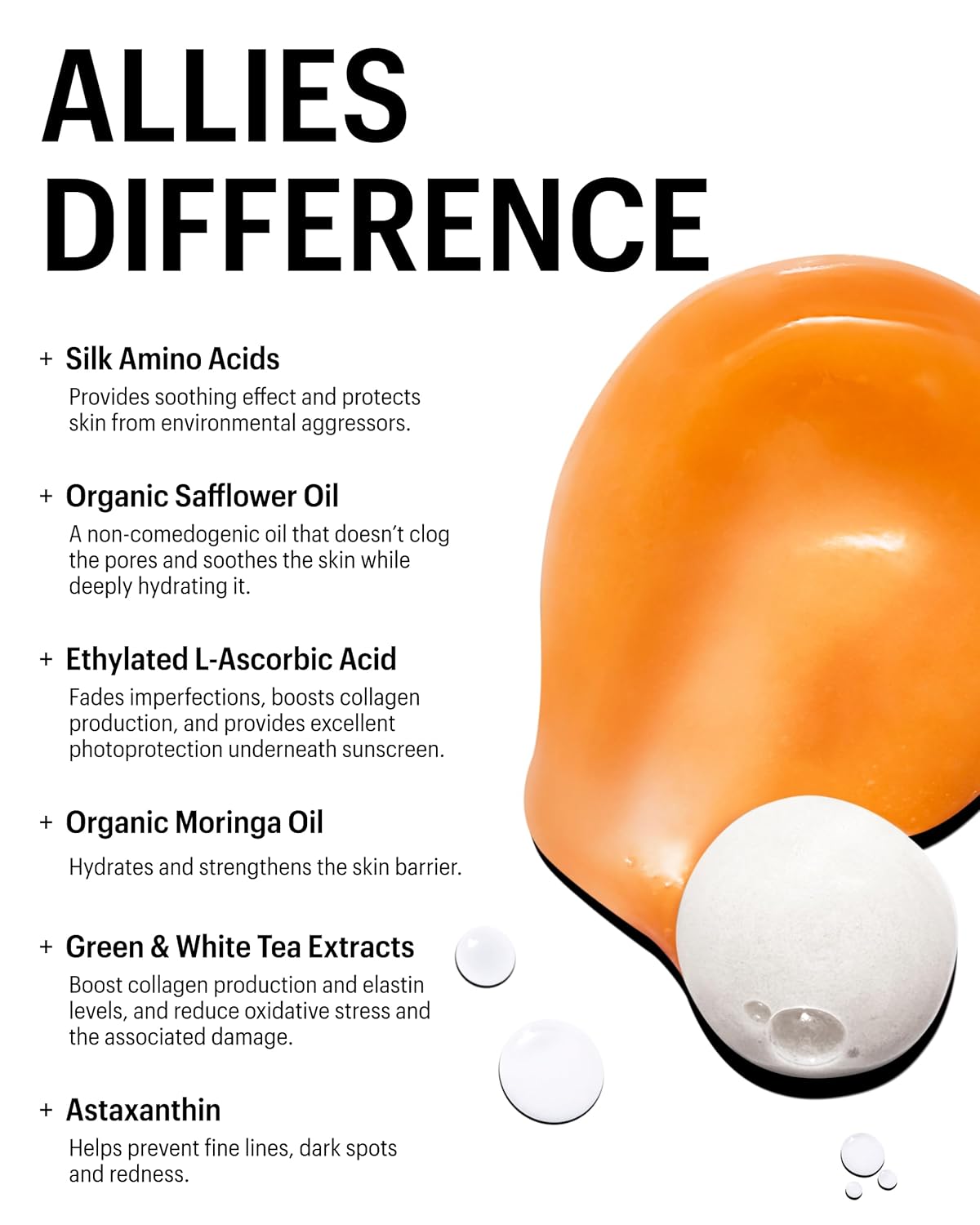 Allies of Skin Molecular Silk Amino Hydrating Cleanser: Hyaluronic Acid, Ceramides, Safflower & Moringa Oils. Nourishes, Conditions & Repairs 100 ml/2.4 oz-FemmiqueWomen