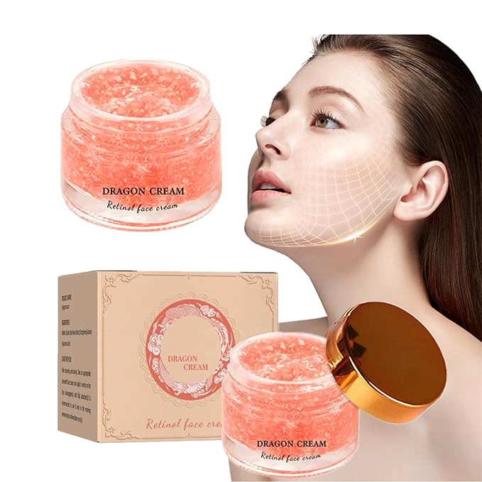 2Pcs Dragons Blood Easy Cream, Dragons Blood Easy Face Cream, Retinol Dragon Blood Cream, Hydrate Skin and Decrease Wrinkles, Lightweight Face Moisturizer for All Skin Types-FemmiqueWomen