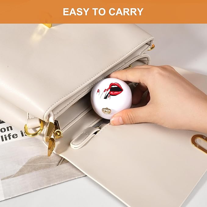 2 Pack Lip Balm Containers,Plastic Portable Empty Lip Balm Container with Mirror and Silicone Lip,Empty Lipstick Dispenser Box for Travel,Home-FemmiqueWomen