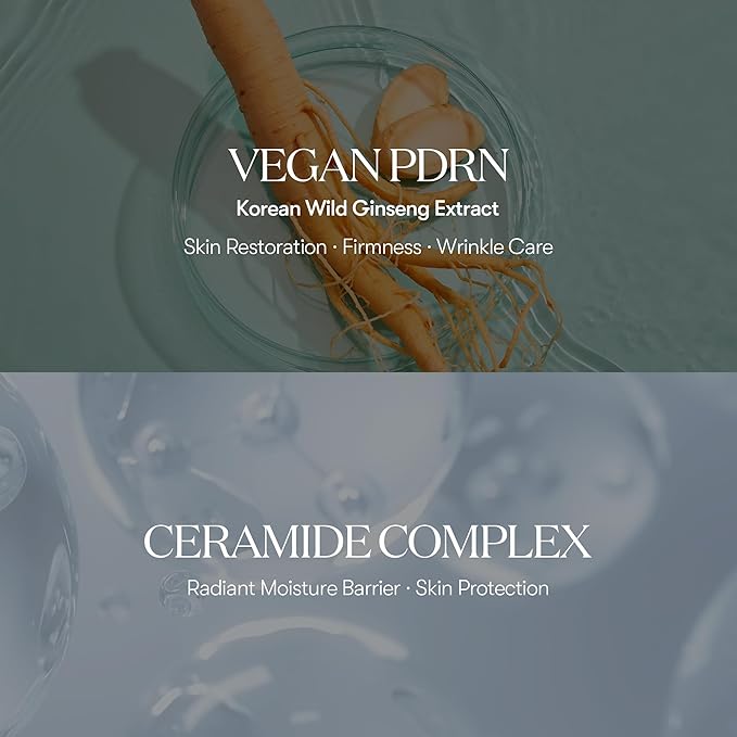 VT COSMETICS PDRN Glow Ampoule, PDRN Facial Mist, Deep Hydration Spray Serum, Vegan Skin Care, Light-weight Face Moisturizer, Plumping Effect, Fragrance-Free, Korean SkinCare (3.38 fl oz / 100 ml)-FemmiqueWomen