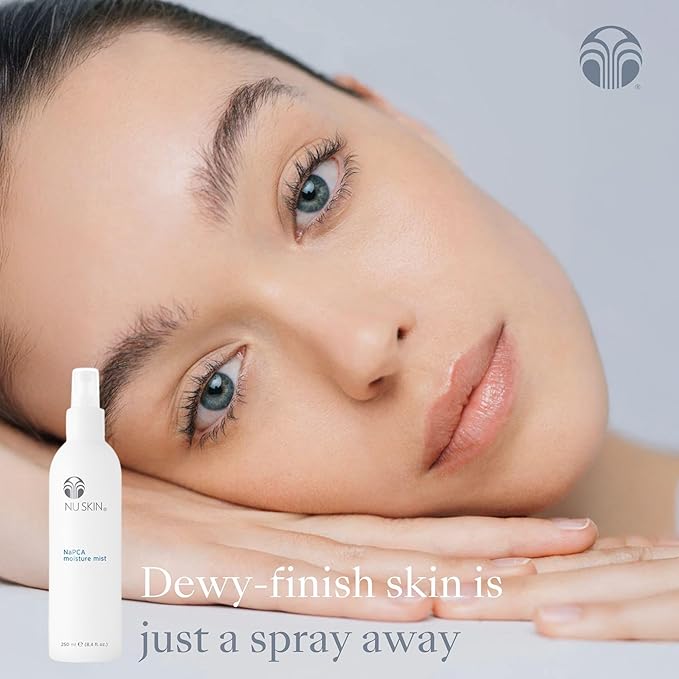 Nu Skin NaPCA Moisture Mist | Revitalizing Moisturizer & Cooling Mist with Hyaluronic Acid | Hydrating Spray for Face, Body & Hair | Sodium PCA for All Skin Types | 8 oz | 2 Pack-FemmiqueWomen
