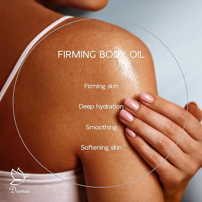 Magic Body Firming Oil, 3.38 FL OZ, Korean Skin Care Post-Shower Body Oil for Women – With 767,000ppm Jojoba Oil,to Tighten, Hydrate & Nourish Dry Skin, Lightweight & Non-Greasy for Full Body Use-FemmiqueWomen