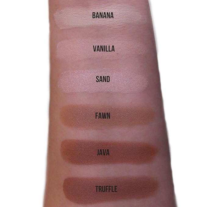 Java Matte Powder Contour Makeup – 37 mm Magnetic Palette Refill Pan for Contouring Highlight Make Up Kit by Beauty Junkees, Professional Quality Paraben Gluten Cruelty Free Cosmetics-FemmiqueWomen